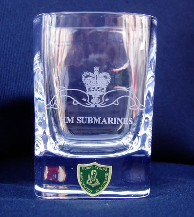 Engraved tot glass